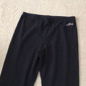 Hot chillys large black Lycra spandex pant.